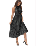high waist and backless new elegant long evening dress