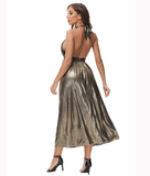 high waist and backless new elegant long evening dress