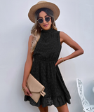 Summer New Leisure Chiffon Lace Jacquard Dress