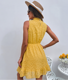 Summer New Leisure Chiffon Lace Jacquard Dress