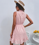 Summer New Leisure Chiffon Lace Jacquard Dress
