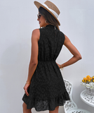 Summer New Leisure Chiffon Lace Jacquard Dress