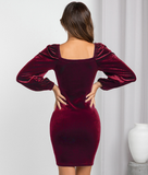 square collar fashion slim bag hip backless skirt