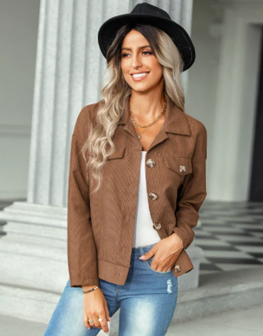 corduroy jacket fashion Joker jacket