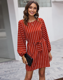 Fashion Simple Striped Dress