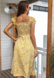 floral split collar foreign trade dress