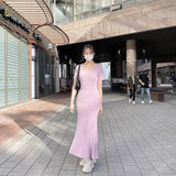 Women Satin Slip Casual Maxi Dress