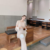 Women Satin Slip Casual Maxi Dress