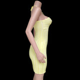 Women Summer Elegant Hollow Sexy Backless Sleeveless Kintted Dress