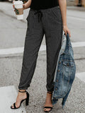 Amazing Polka-Dot Belted Pants Bottoms