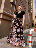 Vintage High Waist Bohemia Skirt