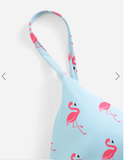 Flamingo Padded Thong Bikini Set