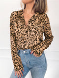 Vintage Leopard Bohemia Blouse Top