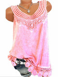 Princess Cotton T-Shirt Lace Embroidered
