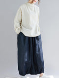 Marvelous Plus Size Denim Bloomers Pants