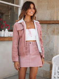 Stunning Sleeve Solid Colors Winter Coat Tops