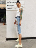 Fashion Shredded Jeans