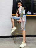 Fashion Shredded Jeans