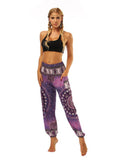 Elastic Waist Wide Leg Casual Pants