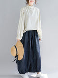 Marvelous Plus Size Denim Bloomers Pants