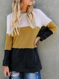 Dreamy Knitting Color Block Sweater Tops