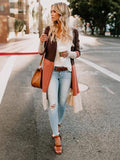 Dreamy Sleeves knitting striped Cardigan Tops