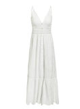 Hollow Out Embroidery Maxi Cotton Dresses