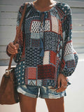 Long Sleeve Bohemia T-Shirt Tops