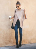 Luxurious Solid Color Sweater Tops