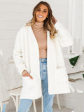 Latest Sleeve Lamb Wool Winter Coat Tops